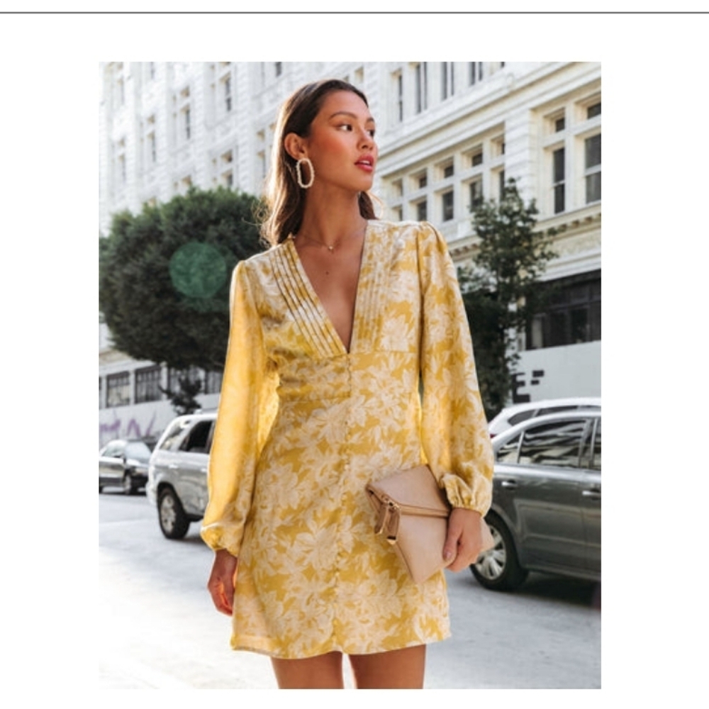 Vici long sleeve mini dress